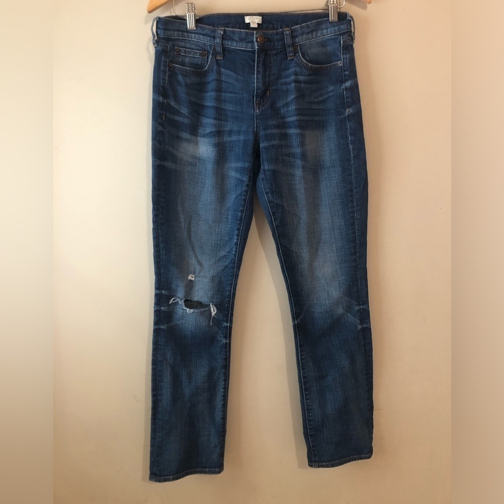 ✨ J. Crew | Distressed Blue Jeans